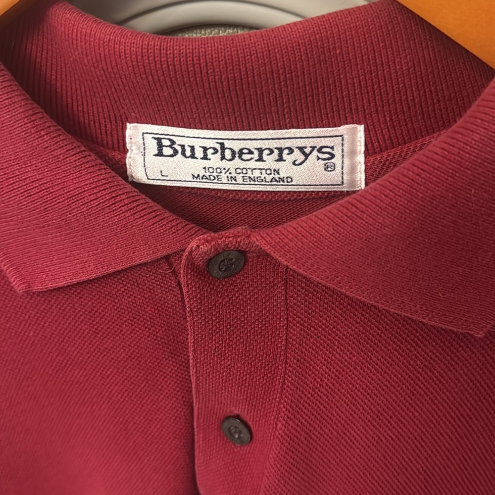 Burberry long sleeved polo shirt - Picture 4 of 7